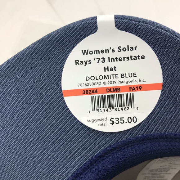 Patagonia Solar Rays '73 Interstate Hat Blue - Picture 6 of 6